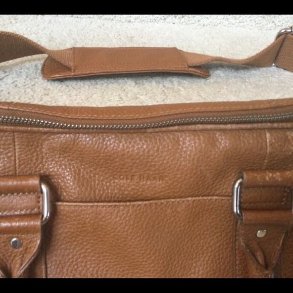 Cole Haan leather bag briefcase - Picture 2 of 7
